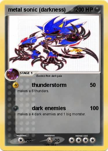 Pokemon metal sonic (darkness)
