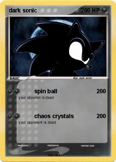 Pokemon dark sonic