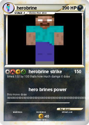 Pokemon herobrine Pokemon herobrine