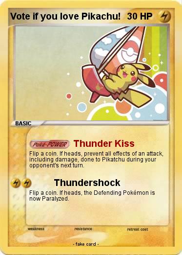 Pokemon Vote if you love Pikachu!