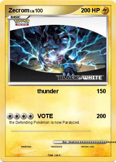 Pokemon Zecrom