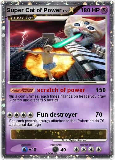 Pokemon Super Cat of Power