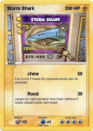 Pokemon Storm Shark