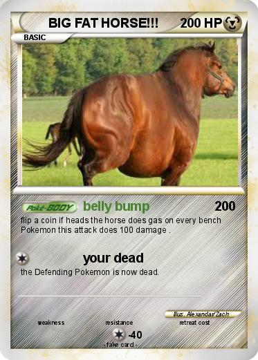 Pokemon BIG FAT HORSE!!!