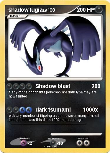 Pokemon shadow lugia