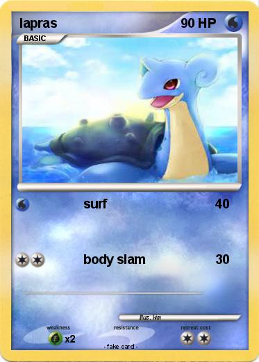 Pokemon lapras