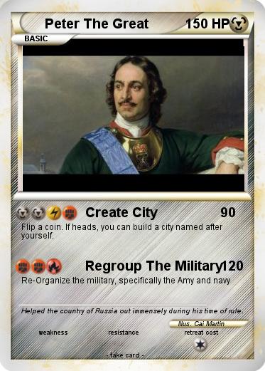 Pokemon Peter The Great
