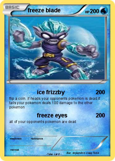 Pokemon freeze blade