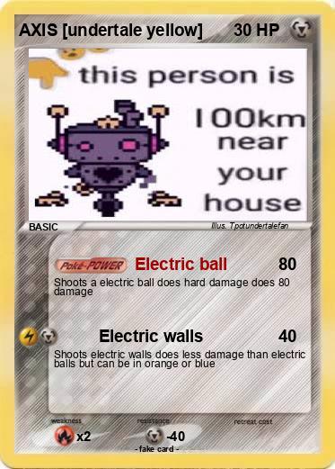 Pokemon AXIS [undertale yellow]