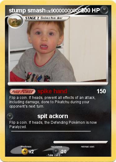 Pokemon stump smash