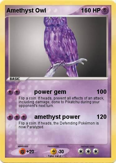 Pokemon Amethyst Owl
