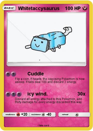 Pokemon Whitetaccysaurus