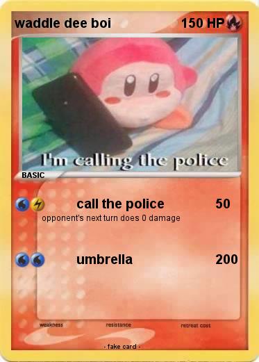 Pokemon waddle dee boi