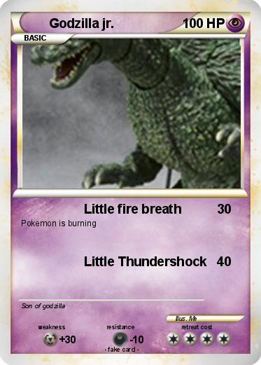 Pokemon Godzilla jr.