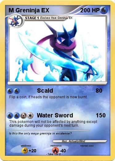 Pokemon M Greninja EX