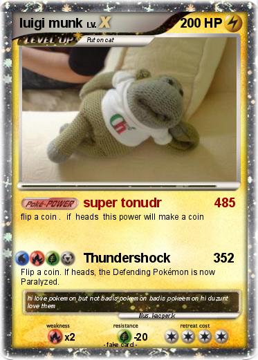 Pokemon luigi munk