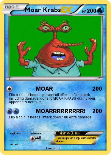 Pokemon Moar Krabs
