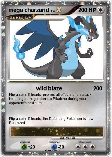 Pokemon mega charzarid