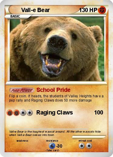 Pokemon Vall-e Bear