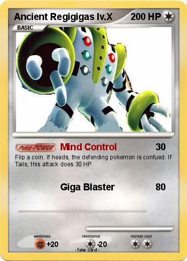 Pokemon Ancient Regigigas lv.X
