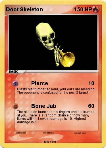 Pokemon Doot Skeleton