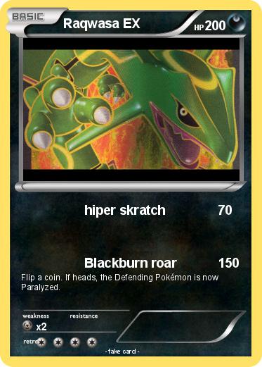 Pokemon Raqwasa EX