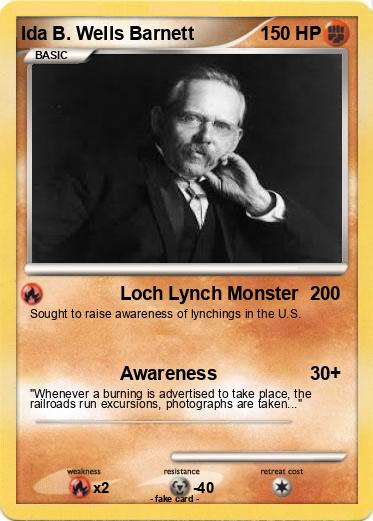 Pokemon Ida B. Wells Barnett