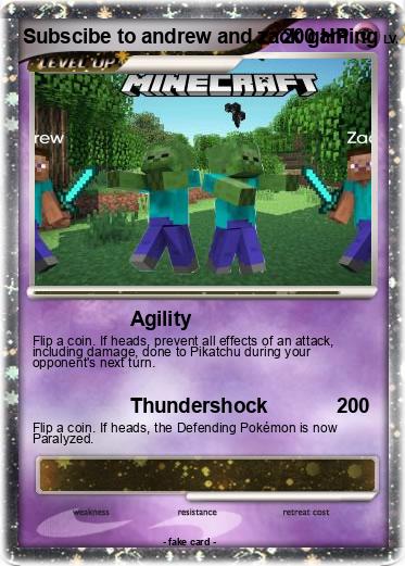 Pokemon Subscibe to andrew and zack gaming