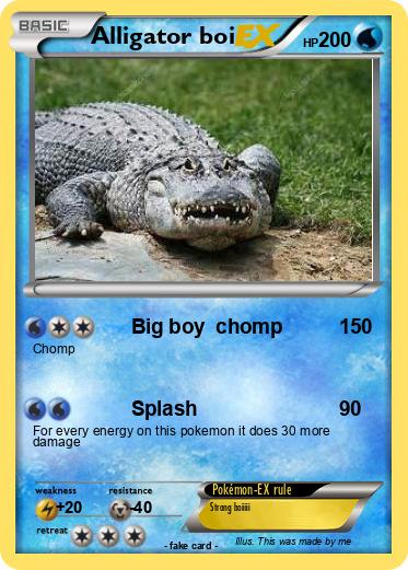 Pokemon Alligator boi