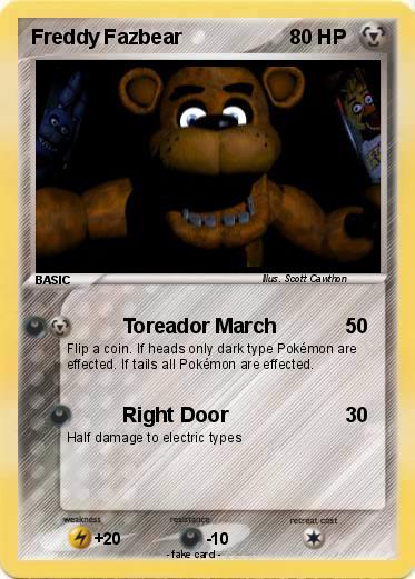 Pokemon Freddy Fazbear