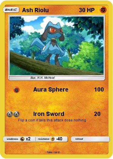 Pokemon Ash Riolu