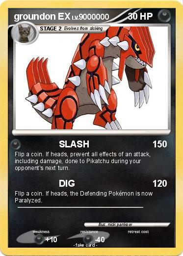 Pokemon groundon EX