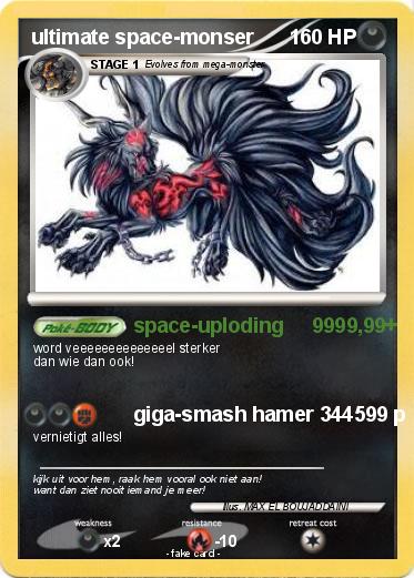 Pokemon ultimate space-monser