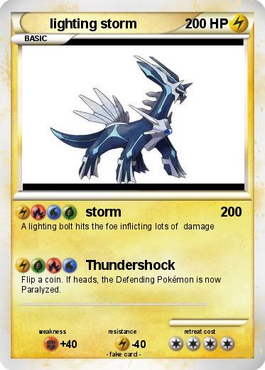 Pokemon lighting storm