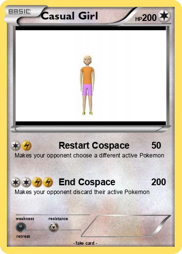 Pokemon Casual Girl