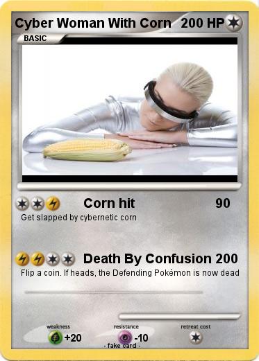 Pokemon Cyber Woman With Corn