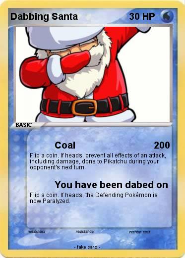 Pokemon Dabbing Santa
