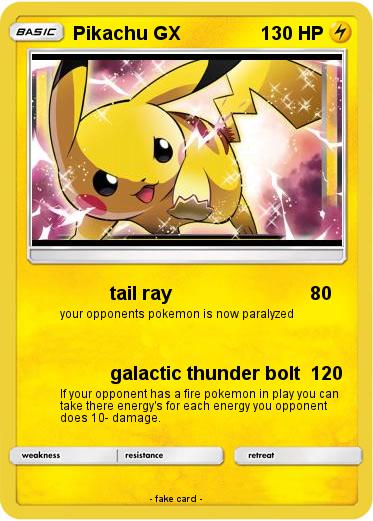 Pokemon Pikachu GX