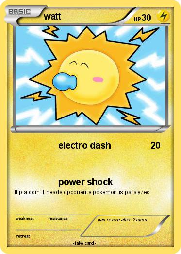 Pokemon watt