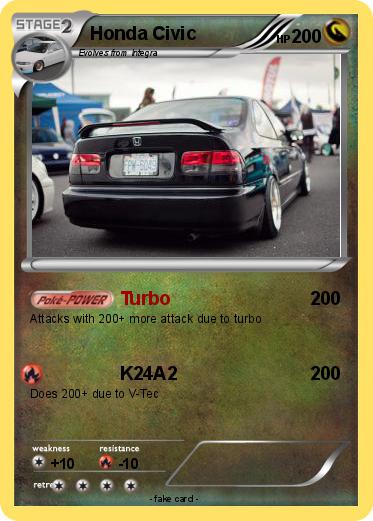 Pokemon Honda Civic