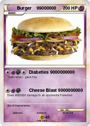 Pokemon Burger    99000000