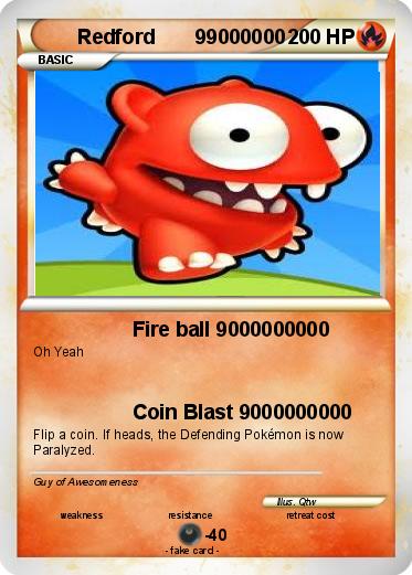 Pokemon Redford       99000000