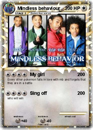 Pokemon Mindless behaviour