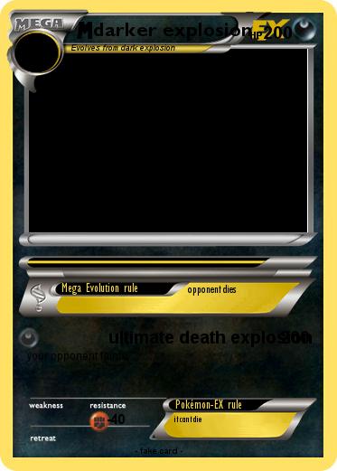 Pokemon darker explosion