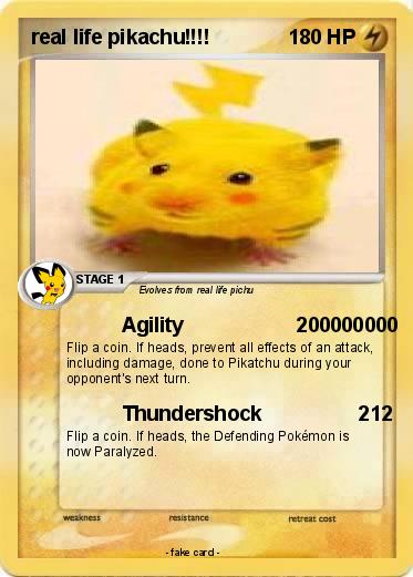 Pokemon real life pikachu!!!!