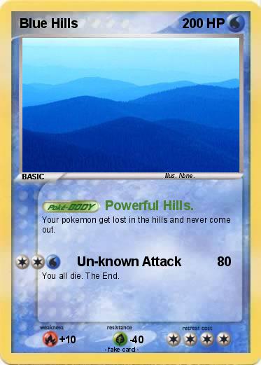 Pokemon Blue Hills