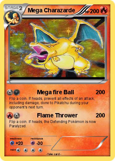 Pokemon Mega Charazarde