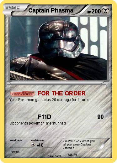 Pokemon Captain Phasma