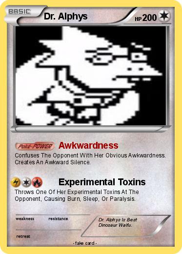 Pokemon Dr. Alphys