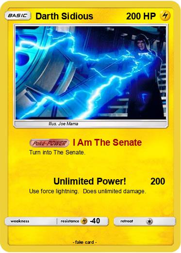 Pokemon Darth Sidious